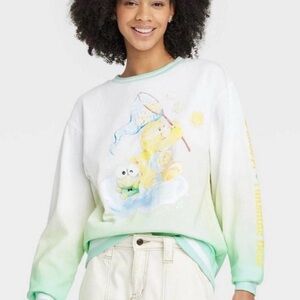 Sanrio Green and White Graphic Sweatshirt
